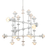 Cadence Chandelier - Antique White