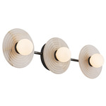 Dahlia Bathroom Vanity Light - Urban Bronze / Alabaster