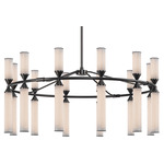 Edwin Chandelier - Urban Bronze / Frosted