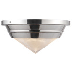 Willard Ceiling Light - Polished Nickel / Clear Prismatic