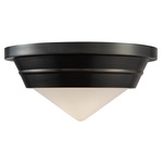 Willard Ceiling Light - Urban Bronze / Matte Opal