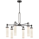 Wynwood Chandelier - Urban Bronze / Glossy Opal