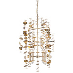 Yukari Chandelier - Polished Brass