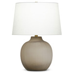 Agnes Table Lamp - Taupe / Off White