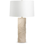 Atlas Table Lamp - Sand / Off White
