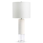 Baby Bermuda Table Lamp - Crystal / Off-White / Off White