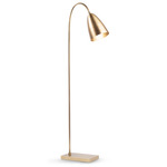 Coleen Floor Lamp - Antique Brass