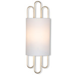 Deanna Wall Sconce - Antique Brass / Off White