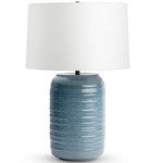 Dolphin Table Lamp - Blue / Off White