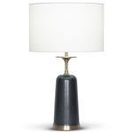 Fletcher Table Lamp - Antique Brass / Bronze / Off White