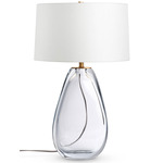 Gable Table Lamp - Clear / Off White