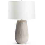 Hilda Table Lamp - Light Grey / Off White