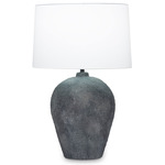 Leigh Table Lamp - Charcoal / Off White