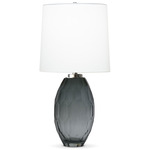 Leslie Table Lamp - Smoke / Off White