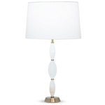 Trudy Table Lamp - Aged Brass / Off White