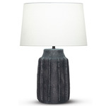 Wilkes Table Lamp - Black / Brown / Off White