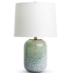 Yates Table Lamp - Blue / Green / Off White