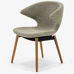 Ella Dining Chair - Natural Oak / Sable Boucle