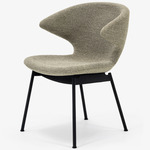 Ella Dining Chair - Black / Sable Boucle