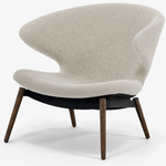 Ella Lounge Chair - Walnut / Chalk Boucle
