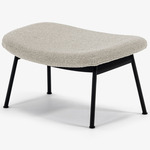 Ella Ottoman - Black / Chalk Boucle