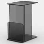Lucent Small Side Table - Smoke