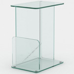 Lucent Small Side Table - Clear