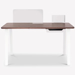 Mantis Desk - White / Walnut