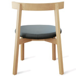 Oki-Nami Chair - Natural Oak / Black