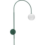 Arc Wall Sconce - Paris Green / Opal