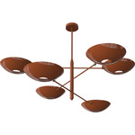 Counterbalance Chandelier - Terracotta