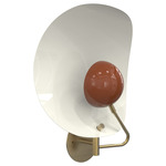 Jenny Wall Sconce - Perfect White / Terracotta