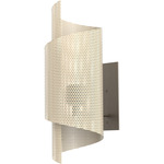 Spun Tulle Wall Sconce - Bronze / Crema