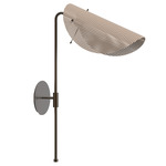 Tulle Wall Sconce - Oil Rubbed Bronze / Smoked Oyster