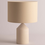 Josef Table Lamp - Ecru Ceramic / Ecru Cotton