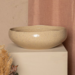 Ovo Bowl - Beige Ceramic