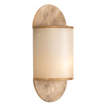 Pilolo Wall Light - Tobacco Alabaster / Alabaster