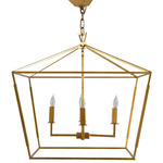 Adler Chandelier - Vintage Gold Leaf