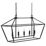 Arnold Linear Chandelier - Antique Bronze