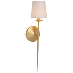 Granville Wall Sconce - Brass / White Linen