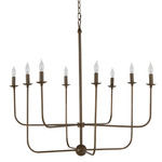 Lilly Chandelier - Brushed Copper