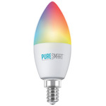 Pure Smart TruColor RGB+Tunable White B11 Smart Bulb WIZ - White