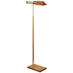 VC Studio Swing Arm Floor Lamp - Hand-Rubbed Antique Brass