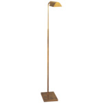 VC Studio Adjustable Floor Lamp - Hand-Rubbed Antique Brass