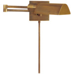 VC Studio Swing Arm Plug-in Wall Light - Hand-Rubbed Antique Brass