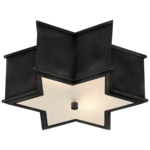 Sophia Ceiling Light - Gun Metal / Frosted