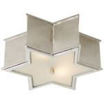 Sophia Ceiling Light - Polished Nickel / Frosted