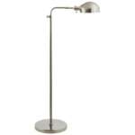 Old Pharmacy Floor Lamp - Antique Nickel / Antique Nickel