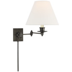 Triple Swing Arm Wall Sconce - Bronze / Linen