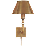 Swivel Head Wall Sconce - Hand-Rubbed Antique Brass
